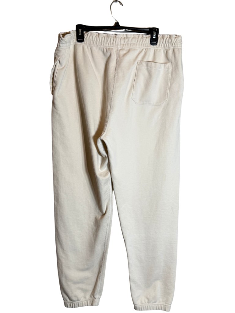 Cottonique Hypoallergenic French Terry Elasticized Jogger Sweatpants Mens Xl Tan — image 5 of 8